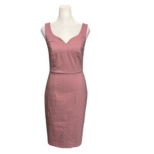 Grace Karin Pink Sweetheart Neckline Sheath Dress Size Small NWT
